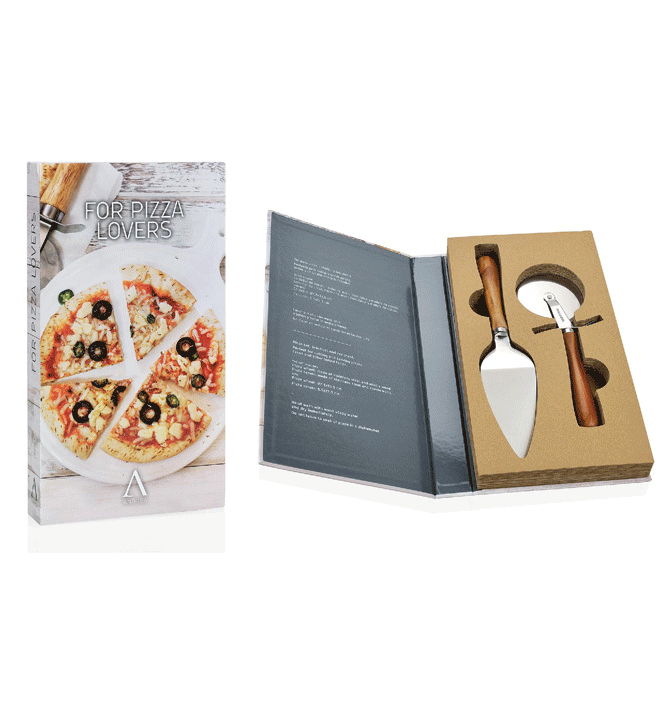 Set para cortar y servir una deliciosa pizza - Solohombre