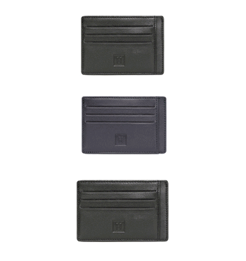 Tarjetero billetero sencillo de piel - Solohombre