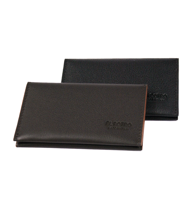 Tarjetero de piel para tarjetas de crédito o visita