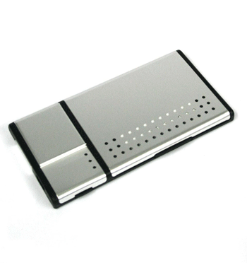 Tarjetero apertura hidrodinámica con batería externa para móvil