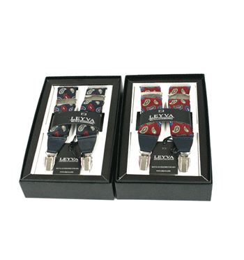 Tirantes de seda para pantalón con dibujo de cachemir - Solohombre