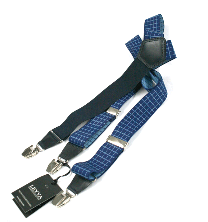 Tirantes elásticos con dibujo en tonos azules - Solohombre