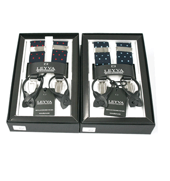 Tirantes elásticos de pantalón con dibujo de lunares - Solohombre